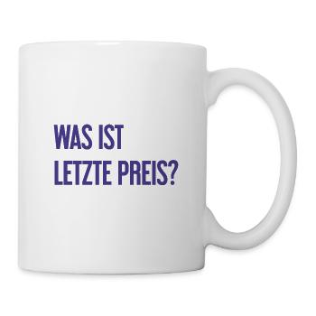 Quel est le dernier prix ? - Mug blanc - blanc - Droite