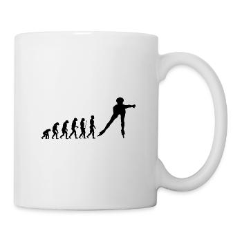 Inline Skater Evolution - Tasse - Weiß - Rechts