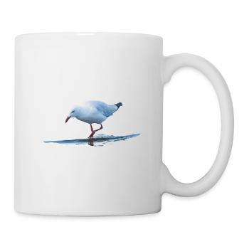 Seemöwe - Tasse - Weiß - Rechts