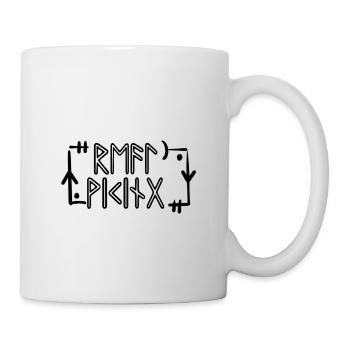 Viking Design Véritable police de rune Viking - Mug blanc - blanc - Droite