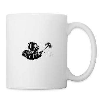 Schweißer Schweißerin Metall schweißen Beruf - Tasse - Weiß - Rechts