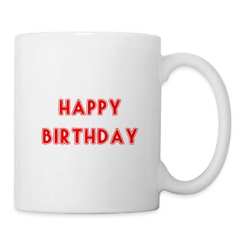 JAHRESTAG. ALLES GUTE ZUM GEBURTSTAG!. ALLES GUTE ZUM GEBURTSTAG!. - Tasse - Weiß - Rechts
