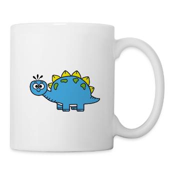 Dinosaurier - Tasse - Weiß - Rechts