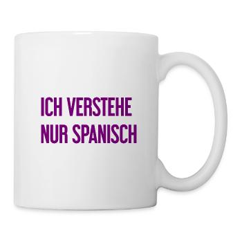 I only understand Spanish - Mug - white - Right