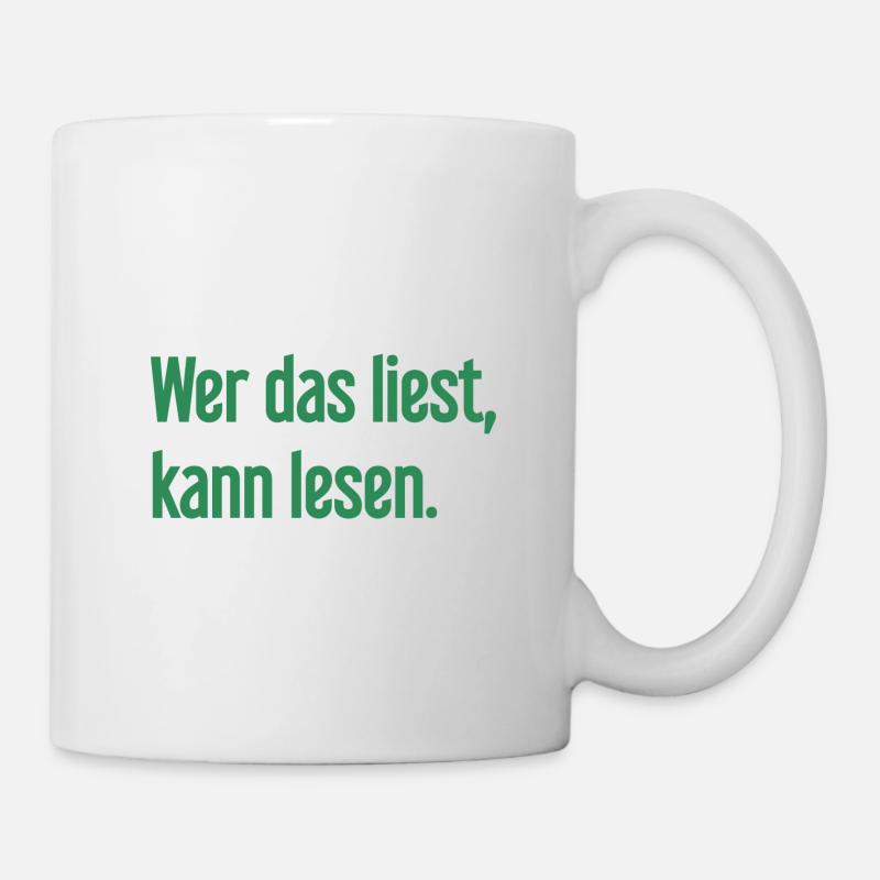 If you read this, you can read. - Mug - white