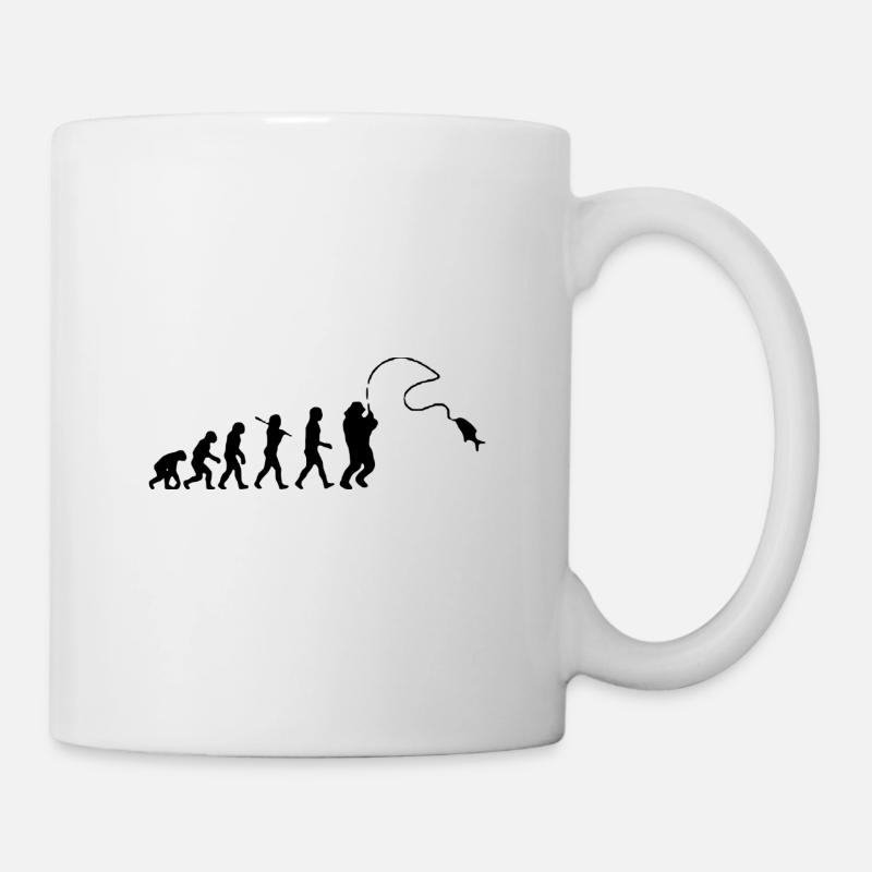 Pêche évolution Pêche - Mug blanc - blanc