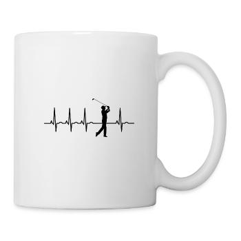 Golfer golfers golf ECG golf clubs golf - Mug - white - Right