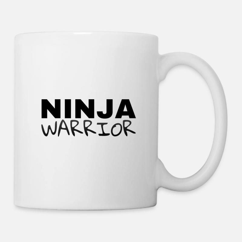 Ninja Warrior Black - Tasse - Weiß