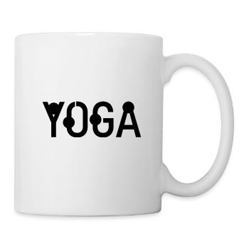 YOGA HUMAN Minimalist - Tasse - Weiß - Rechts
