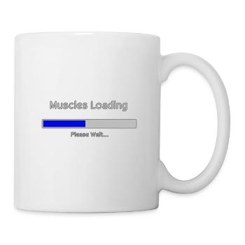 Muscles Loading - Tasse - Weiß - Rechts