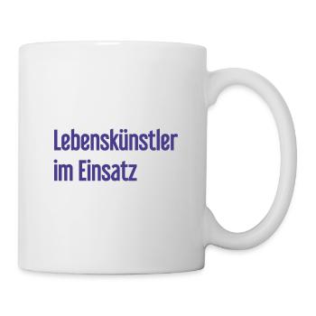 Artistes de la vie en action - Mug blanc - blanc - Droite