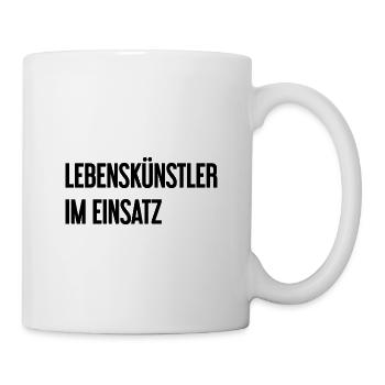 Artistes de la vie en action - Mug blanc - blanc - Droite
