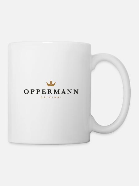 Oppermann Original Familienlogo - Tasse - Weiß