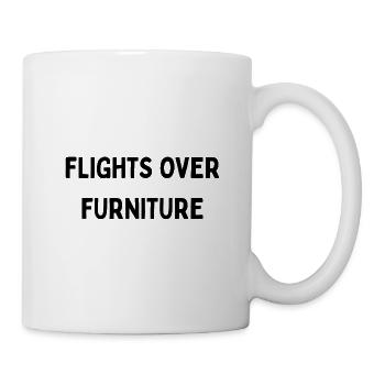 Flights over Furniture Reisen Travel Flüge - Tasse - Weiß - Rechts