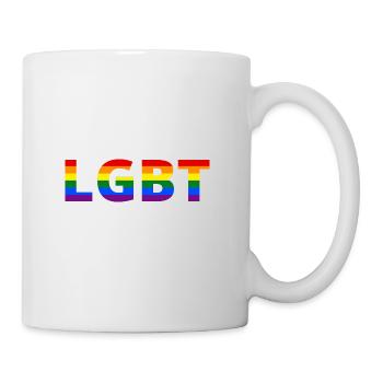 LGBT - Tasse - Weiß - Rechts