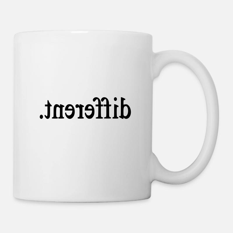 Différent - énonciation drôle - Mug blanc - blanc