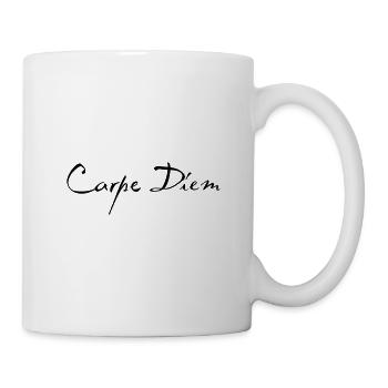 Carpe Diem - Tasse - Weiß - Rechts