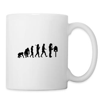 Tee-shirt apiculteur Evolution - Mug blanc - blanc - Droite