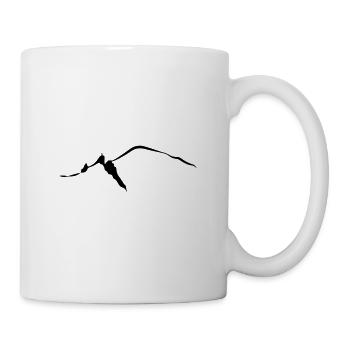 Chamonix mont blanc aiguille du midi leewarddesign - Tasse - Weiß - Rechts
