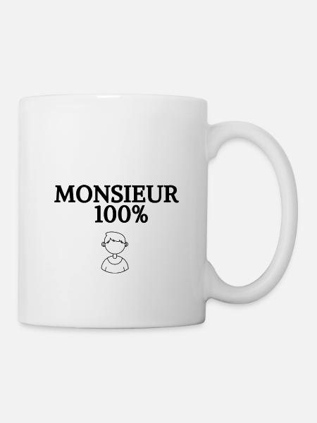 Monsieur 100% - Mug blanc - blanc