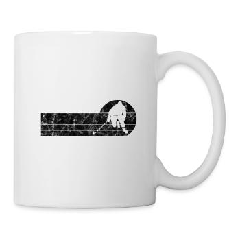Ice hockey in retro or vintage style for children - Mug - white - Right