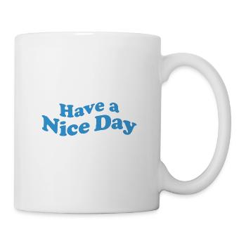 nice day white - Mug - white - Right
