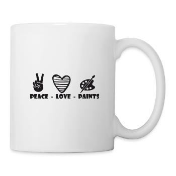 Peintre et vernisseur, le métier le meilleur et le plus ennuyeux - Mug blanc - blanc - Droite