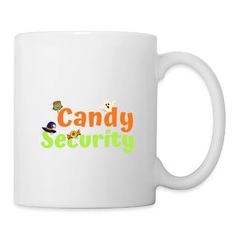 Funny Halloween Costume Candy Security - Mug - white - Right