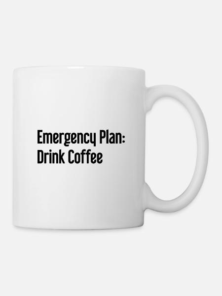 Coffee Contingency Plan - Mug - white