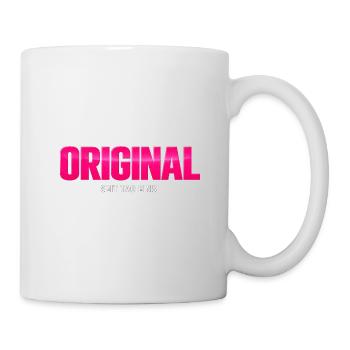 Original since day one Neon Pink - Mug - white - Right