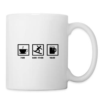 Snowboard - Symbol - Apres Ski - Ski - Mug - white - Right