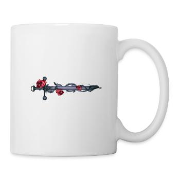 Mittelalter Schwertkunst - Tasse - Weiß - Rechts