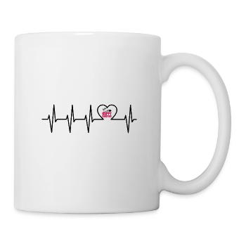HC HEARTBEAT - Mug blanc - blanc - Droite