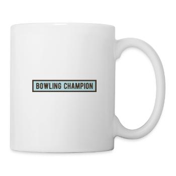 Bowling - Tasse - Weiß - Rechts