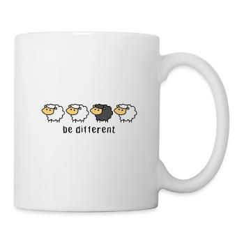 Black Sheep Unique Especially Anders Stolz - Mug - white - Right