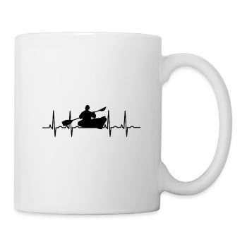 Kayak Kajak EKG Rudern Paddeln Boot Paddel Kanu - Tasse - Weiß - Rechts