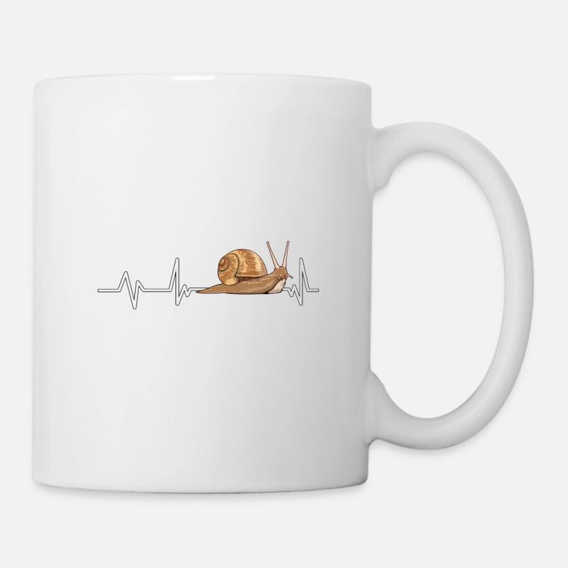 Snails Snail Heartbeat - Mug - white
