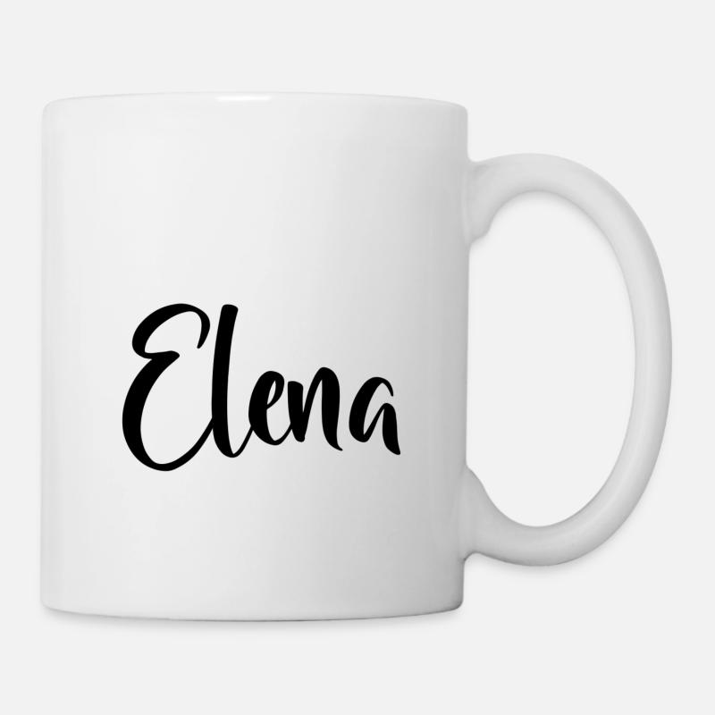 Nom - Elena - Mug blanc - blanc