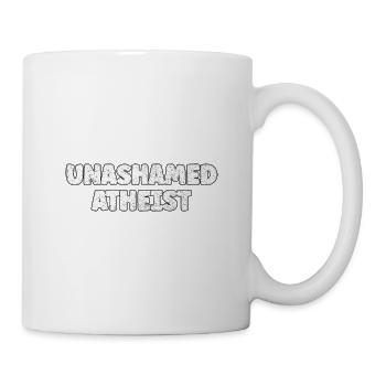Athée sans honte Fier athée Sceptique Noël - Mug blanc - blanc - Droite
