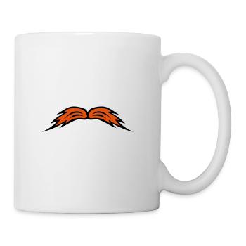 moustache de papi papa cool 1610 - Mug blanc - blanc - Droite