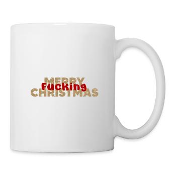 Joyeux noël fuc**** - Mug blanc - blanc - Droite