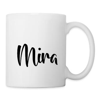 Prénom Mira - Mug blanc - blanc - Droite