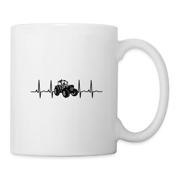Tracteurs Tracteurs Tracteur EKG Trecker ferme - Mug blanc - blanc - Droite