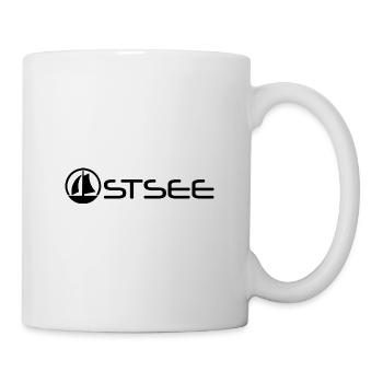 Ostsee mit Boot [black] - Tasse - Weiß - Rechts