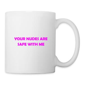 Deine Geheimnisse, mein Schweigen - Tasse - Weiß - Rechts