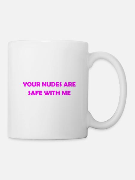 Deine Geheimnisse, mein Schweigen - Tasse - Weiß