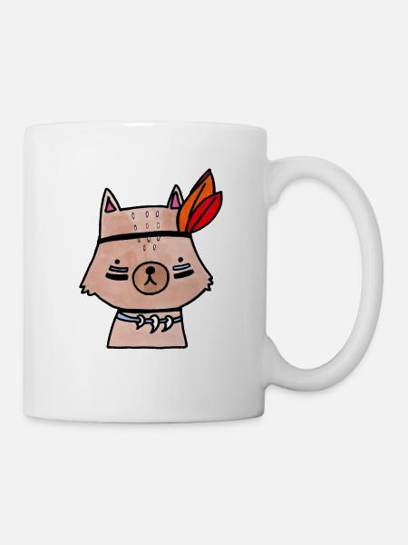 Little Wolf - Mug - white