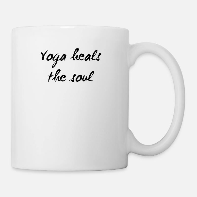 Yoga - Tasse - Weiß