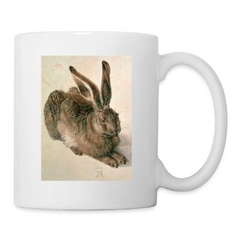 Feldhase von Albrecht Dürer - Tasse - Weiß - Rechts