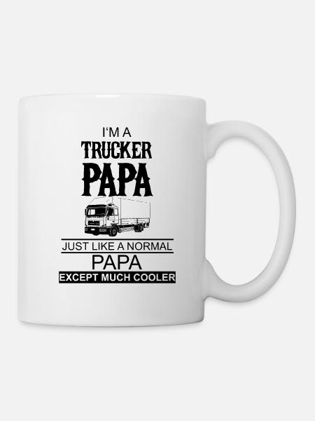 Camionneur | Poids lourds | Papa - Mug blanc - blanc